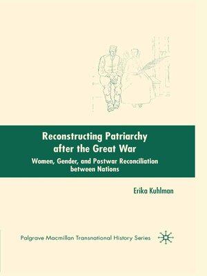 cover image of Reconstructing Patriarchy after the Great War